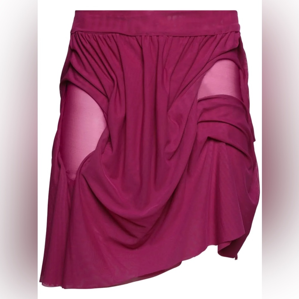 Di Petsa Wetlook Mini Skirt Pink Large